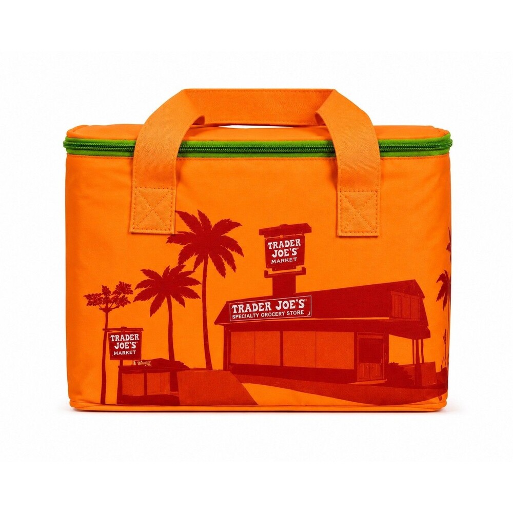 Trader Joe’s Orange Mini Insulated Tote Bag Summer 2026 Limited Release NWT